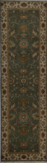 India Jaipur Hand Knotted Wool 3X9
