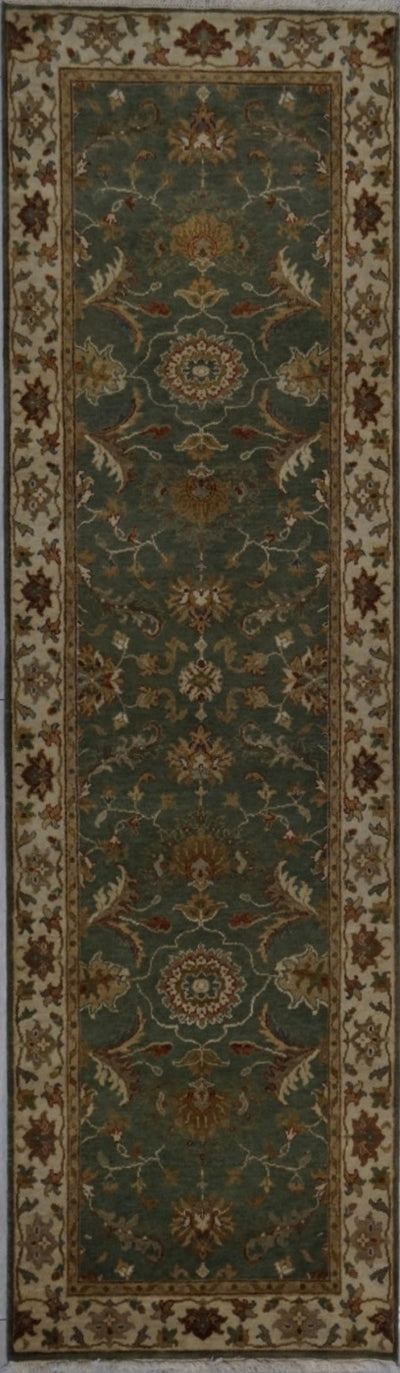India Jaipur Hand Knotted Wool 3X9