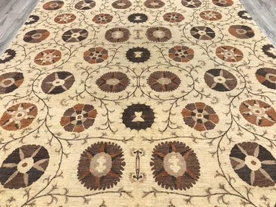 Pakistan Tibet Hand Knotted Wool 9x12