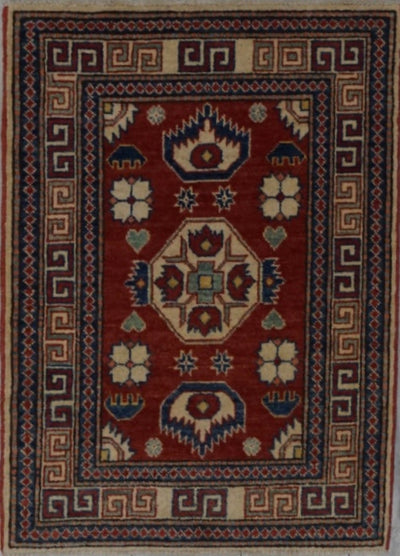 Pakistan Kazak Hand Knotted Wool 2x3