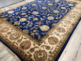 India Jaipur Hand Knotted Wool & Silk 10x14