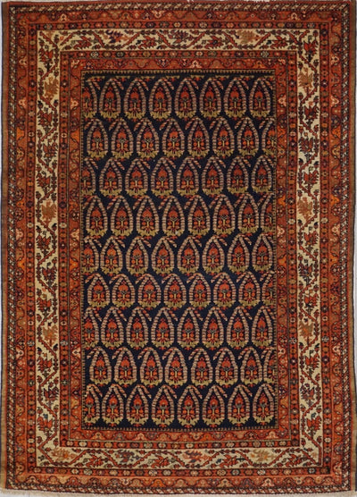 Persian Antique Malayer Hand Knotted Wool 5x7