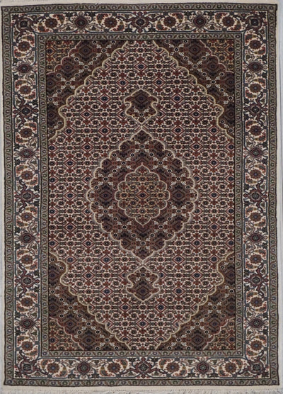 India Tabriz Mahi Hand Knotted Wool & Silk 3x5