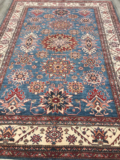 Pakistan Kazak Shirwan Hand Knotted Wool 6x8