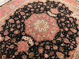 Chinese Tabriz Hand Knotted Wool & silk 8X10