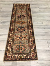 Pakistan Kazak Shirwan Hand Knotted Wool 2x6