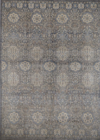 Pakistan Ziegler Hand Knotted Wool 9x12