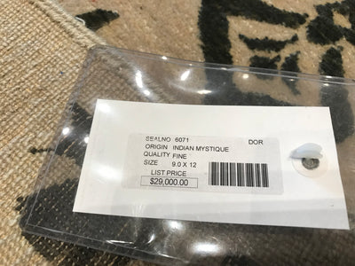 India Mystique Hand Knotted Wool 9x12