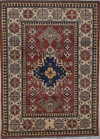 Pakistan Kazak Hand Knotted Wool 4x6