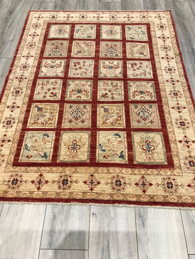 Pakistan Chobi Hand Knotted Wool 4x6