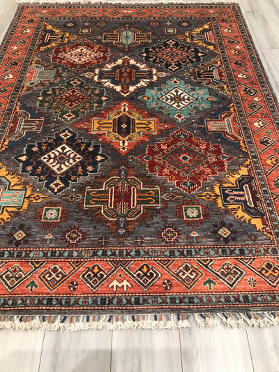 Pakistan Sultani Hand Knotted Wool 5x7