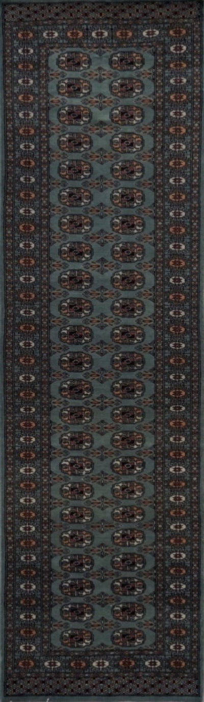 Pakistan Bokhara Hand Knotted Wool 3X10