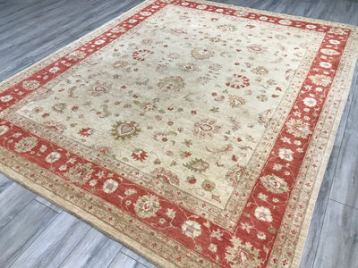 Pakistan Ziegler Hand Knotted Wool 8X10