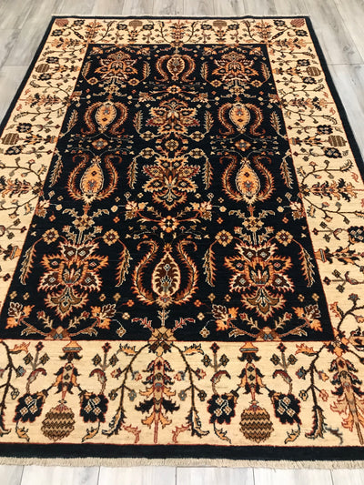 Pakistan Chobrang Hand Knotted Wool 5x8