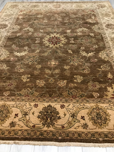 India Tuscan Hand Knotted Wool 8x10