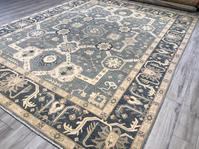 Pakistan Ziegler Hand Knotted Wool 10x14