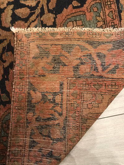 Persian Antique Sarouk Farahan Hand Knotted Wool4x6