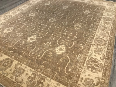 Pakistan Ziegler Hand Knotted Wool 9x12