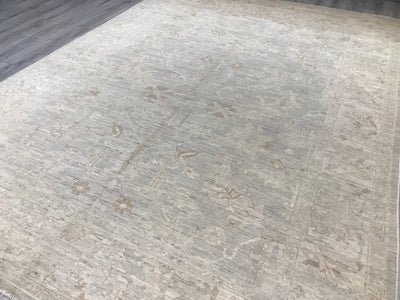 Pakistan Ziegler Hand Knotted Wool 9x12