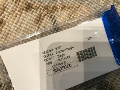 Pakistan Ziegler Hand Knotted Wool 10x14