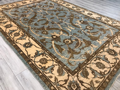 Pakistan Ziegler Hand Knotted Wool 9x12