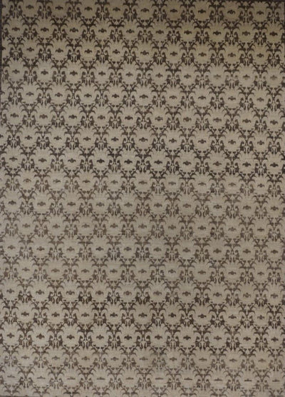 Pakistan Ziegler Hand Knotted  Wool 9x12