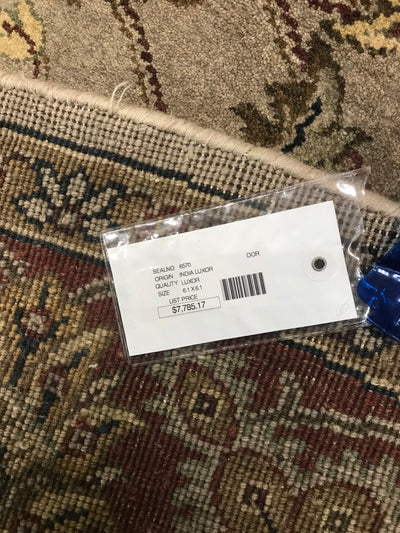 India Luxor Hand Knotted Wool 6x6