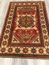 Pakistan Kazak Hand Knotted Wool 4x6