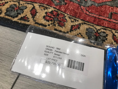 Pakistan Serapi Hand Knotted Wool 9x10