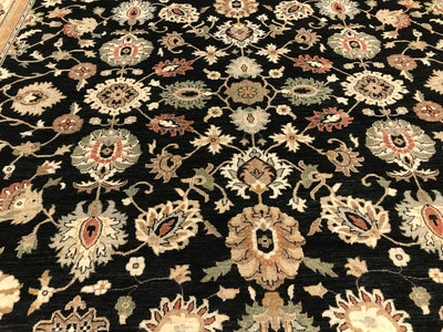 Pakistan Ziegler Hand Knotted Wool 12x15