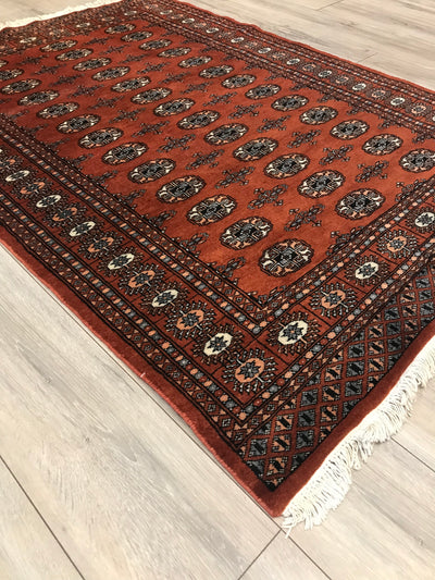 Pakistan Bokara Hand Knotted Wool 4x6