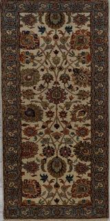 India Mahal Khanna Hand Knotted wool 3x6