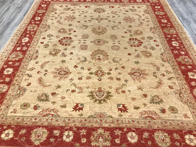 Pakistan Ziegler Hand Knotted Wool 8X10