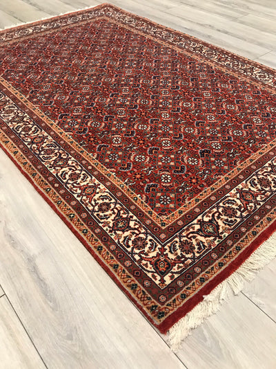 India Bidjar Hand Knotted Wool 4x6