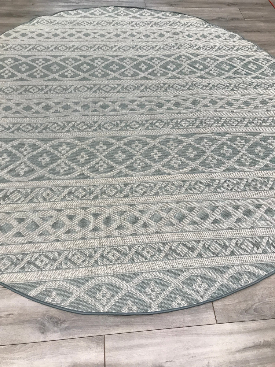 Turkish Vista Indoor/Outdoor Power Loom 8x8 – Home Decor Fine Rugs