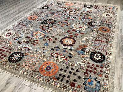 Pakistan Ziegler Hand Knotted Wool 8x10