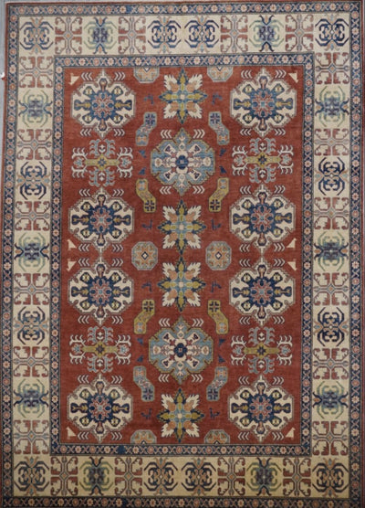 Pakistan Kazak Hand Knotted Wool 9x12