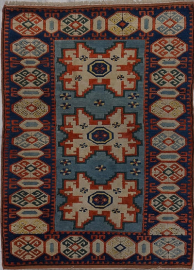 Turkish old Anatolia Hand Knotted Wool 5x7