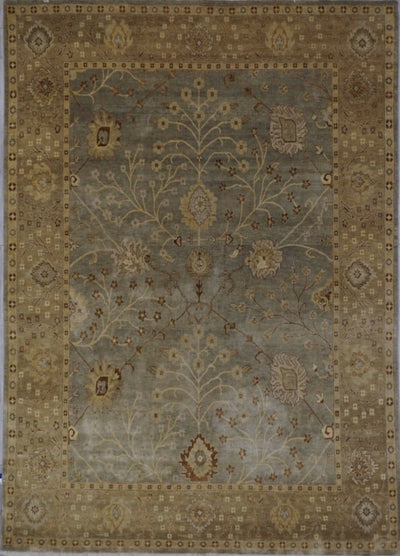 India Agra Ziegler Hand Knotted Wool 8X10