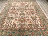 India Mahal Hand Knotted Wool 9X12