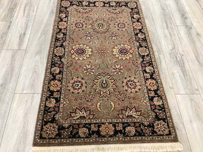 China Tabriz Hand Knotted Wool & Silk 3x5