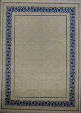 India Transitional Hand Knotted Wool & Silk 9x12