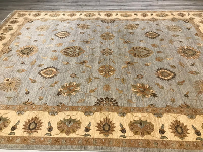 India Ziegler Hand Knotted Wool 9x12