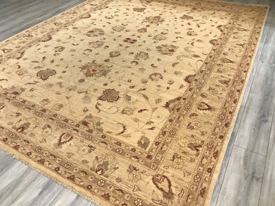 Pakistan Ziegler Hand Knotted Wool 9x12