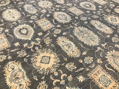 Pakistan Ziegler Hand Knotted Wool 12x15