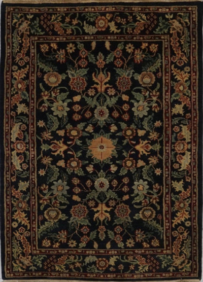 India Kashan Hand Knotted Wool 4x6