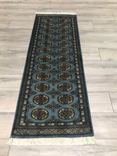 Pakistan Bokhara Hand Knotted Wool 2x6