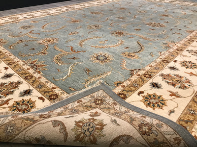 India Ziegler Hand Knotted Wool 11x16