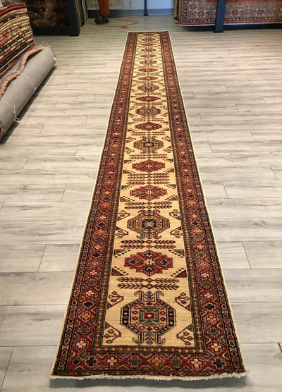 Pakistan Kazak Shirwan Hand Knotted Wool 3x21