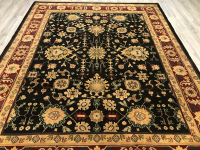 India Jaipour Hand Knotted Wool 8X10